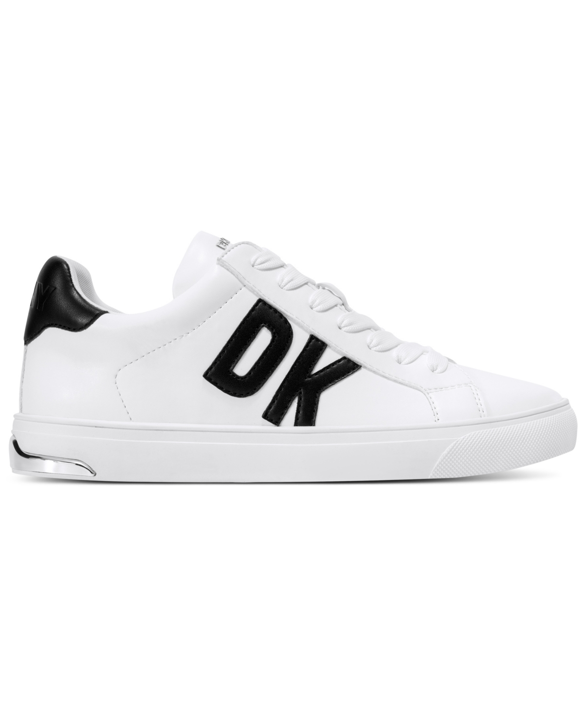Dkny Abeni Platform Low Top Sneakers In White