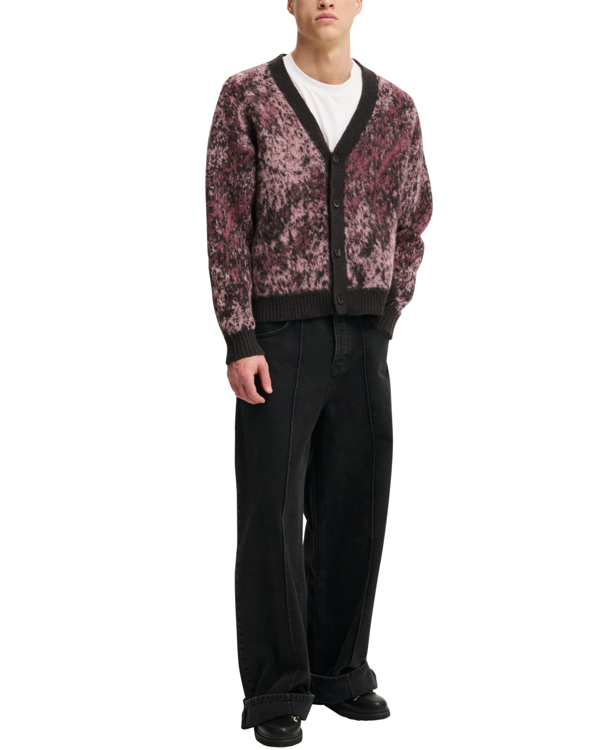 Cotton On Men's Cropped Cardigan