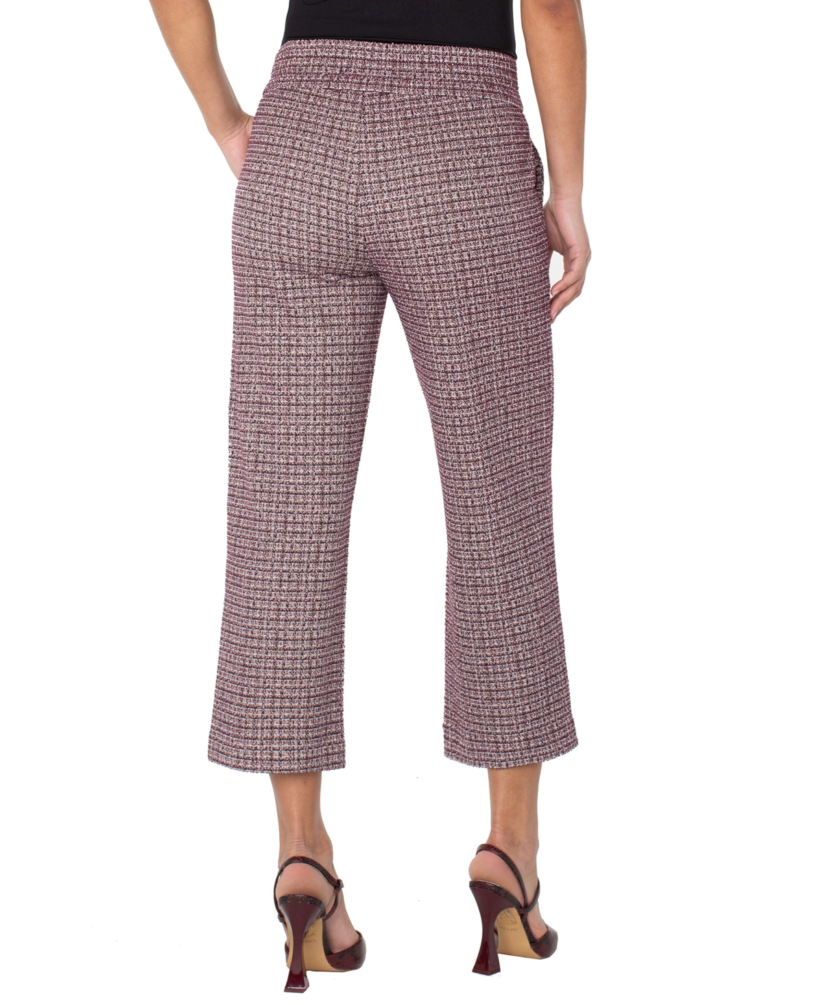 Liverpool Los Angeles Women's Mabel Stovepipe Leg Pull-on Cropped Pants In Multi