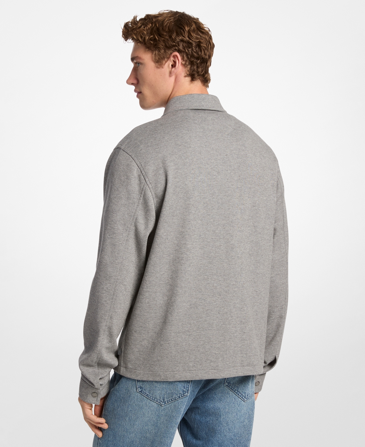 Michael Kors Men's Collared Long Sleeve Jacket