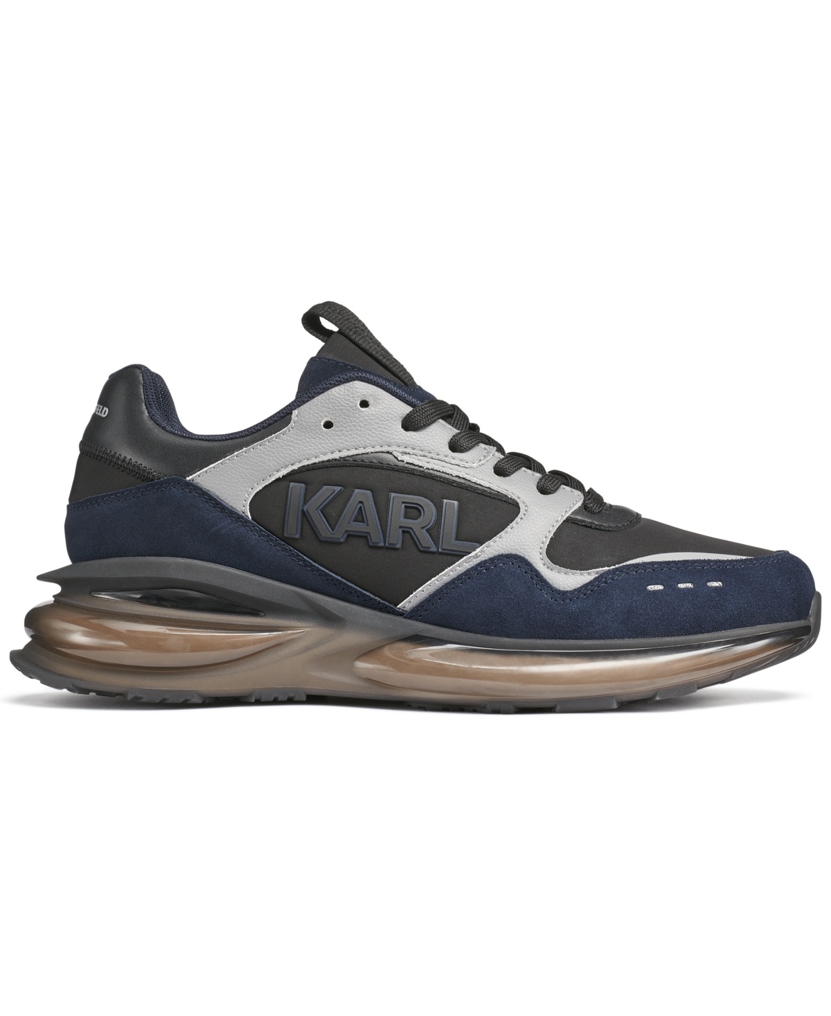 Karl Lagerfeld Paris Men's Side Round Toe Runner Shoes