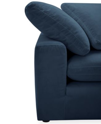 Fog 5-Pc. Fabric L-Sectional Ottoman End Sofa Set