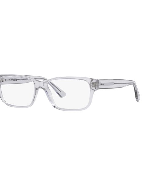 Мужские очки PRADA Man Pillow Plastic PR 18ZV Eyeglasses, цвет: Прозрачный серый
