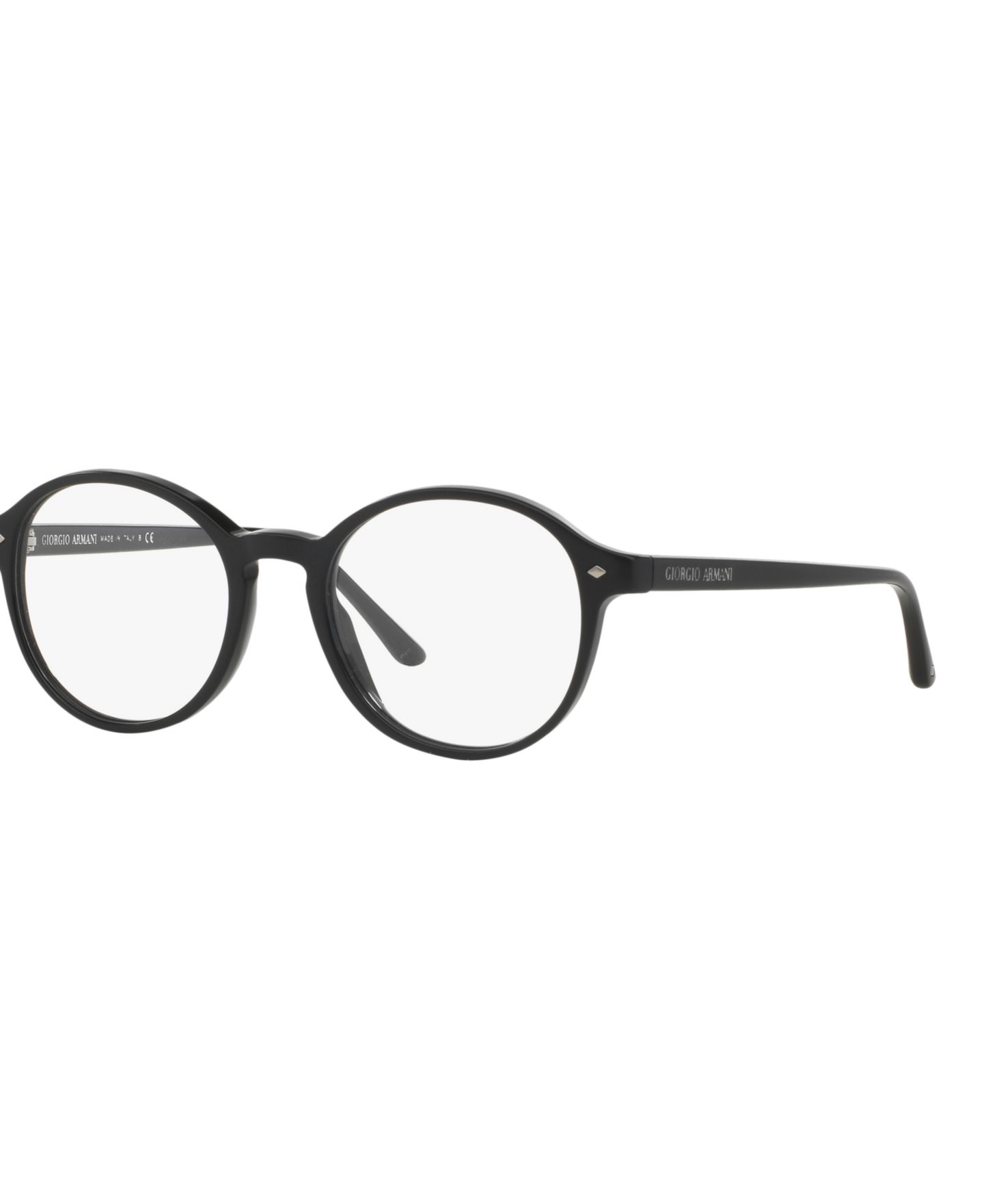Мужские очки Giorgio Armani Man Panthos Plastic AR7004 Eyeglasses, цвет: Чёрный — фото 1