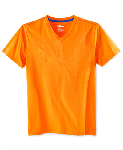 Epic Threads Boys' Solid V-Neck T-Shirt, Only at Macy's
