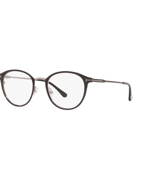 Очки Tom Ford Unisex Oval Metal FT5528-B Eyeglasses, цвет: Чёрный
