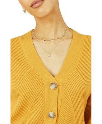 Women's Knitted Stitch Detail Cardigan