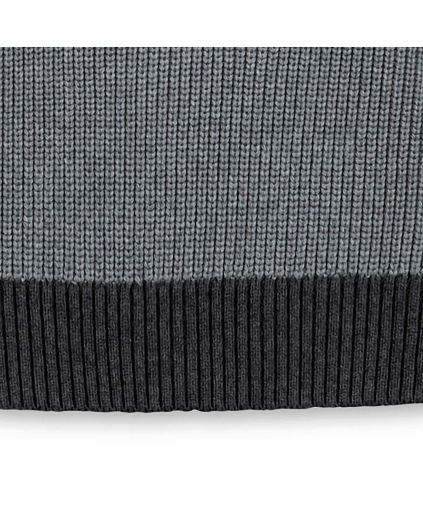Мужской свитер Hope & Henry Organic Crew Neck Shoulder Detail, цвет: Серый меланжевый — фото 6