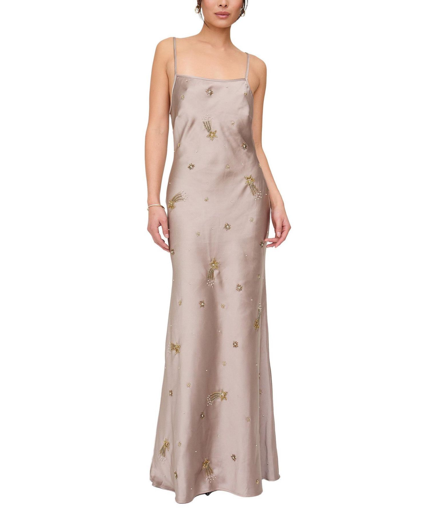 Women's Starburst All Over Embellished Ball Gown