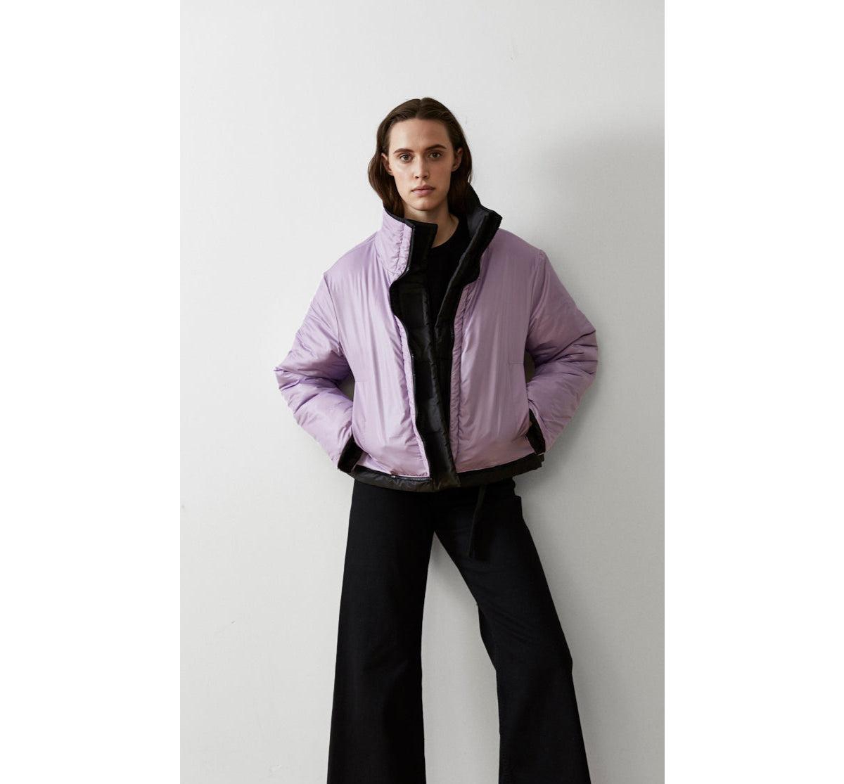 Caalo Women's Sustainable Reversible Cropped Coat