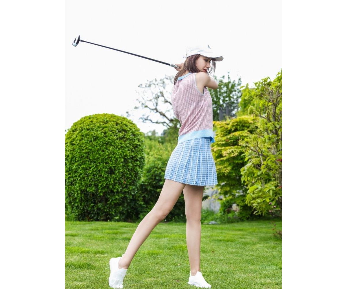 Bellemere New York Women's Tencel Tweed Polo Vest