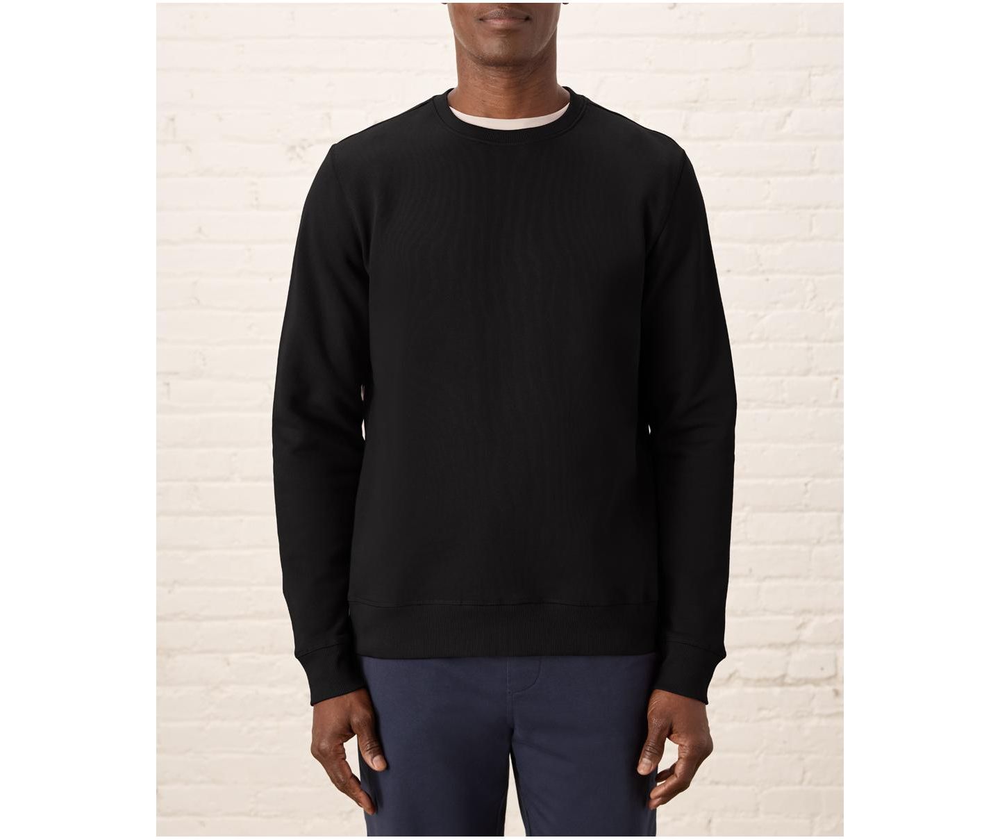 Женская толстовка Pact Cloud Brushed Fleece Crew, цвет: Чёрный — фото 1