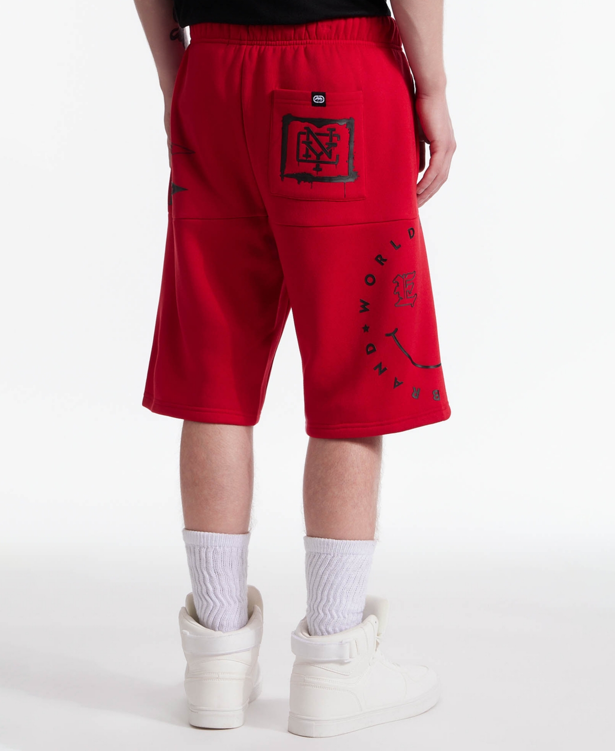 Ecko Unltd Pro Rata Fleece Short In Red