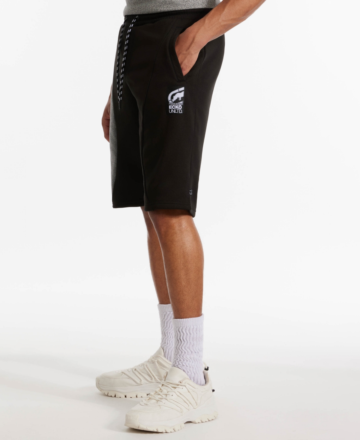 Ecko Unltd Ridge Fleece Short In Black
