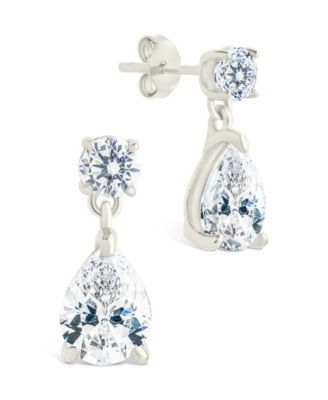 Sterling Forever - Sterling Silver Imogen CZ Studs