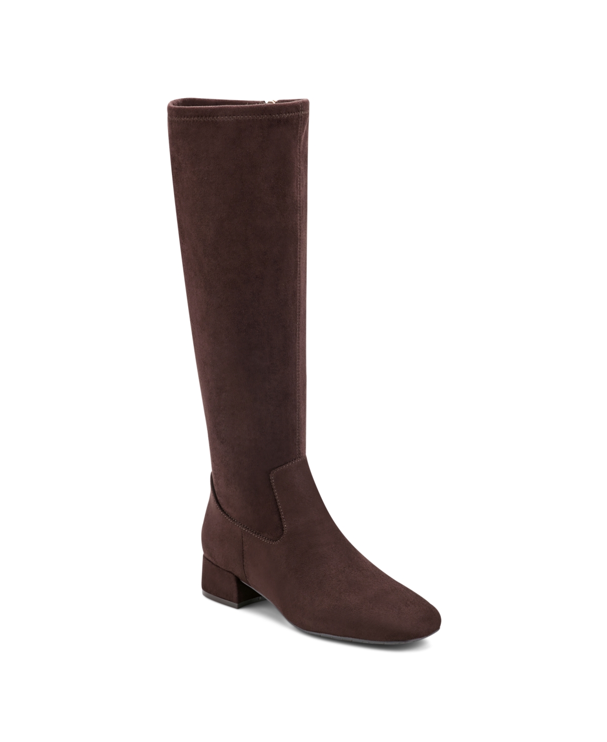 Easy Spirit Women's Danilyn Tall Block Heel Boots In Brown
