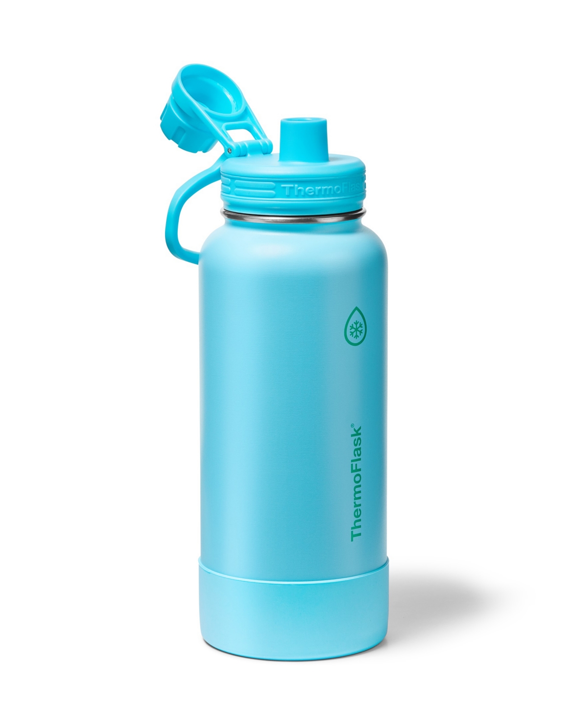 Thermoflask 32 Oz. Double Wall Vacuum Insulated Water Bottle With Spout Lid In Blue