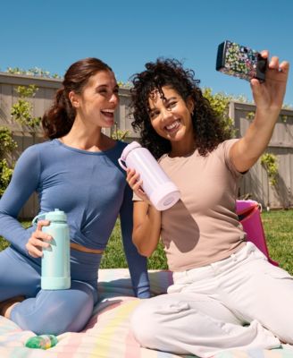 32 oz. Double Wall Vacuum Insulated Water Bottle with Straw Lid