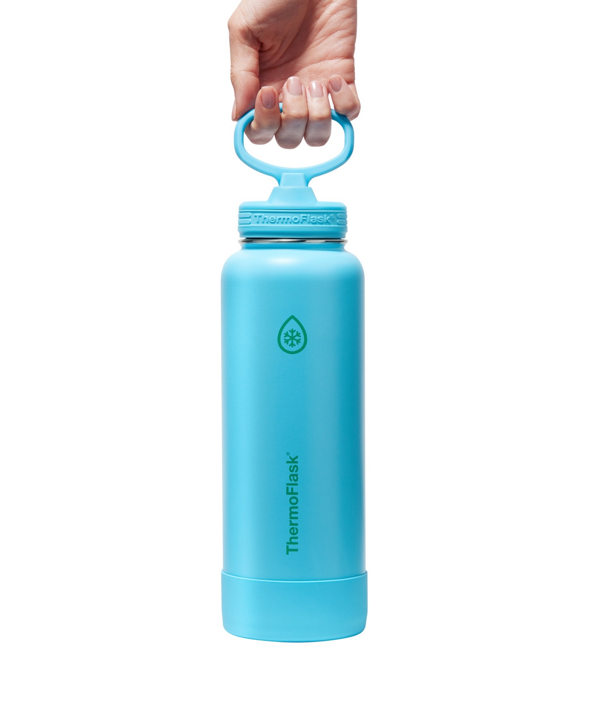 Thermoflask 40 Oz. Double Wall Vacuum Insulated Water Bottle With Straw Lid In Blue