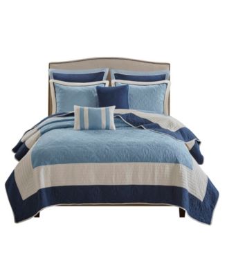 Attingham Reversible 7-Pc. Quilt Set, Full/Queen