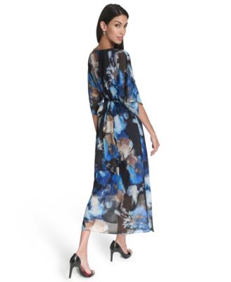 Women's Printed Kimono Dress
