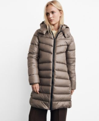 MANGO - Women's Hood Quilted Coat