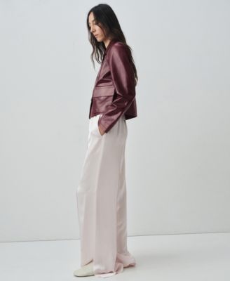 Women's Selection Leather Buttons Jacket