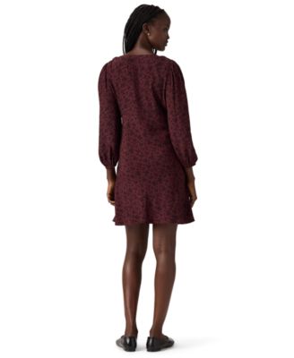 Women's Odette Holiday V-Neck Mini Dress