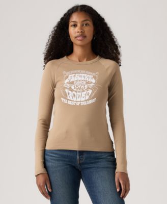 Women's Graphic Essential Raglan Long Sleeve Top