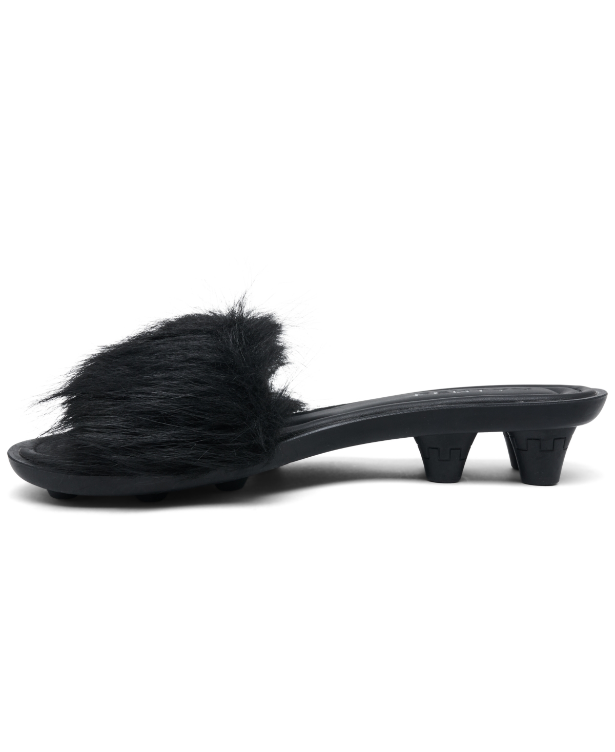 Puma X Fenty Faux Fur Slide In Black