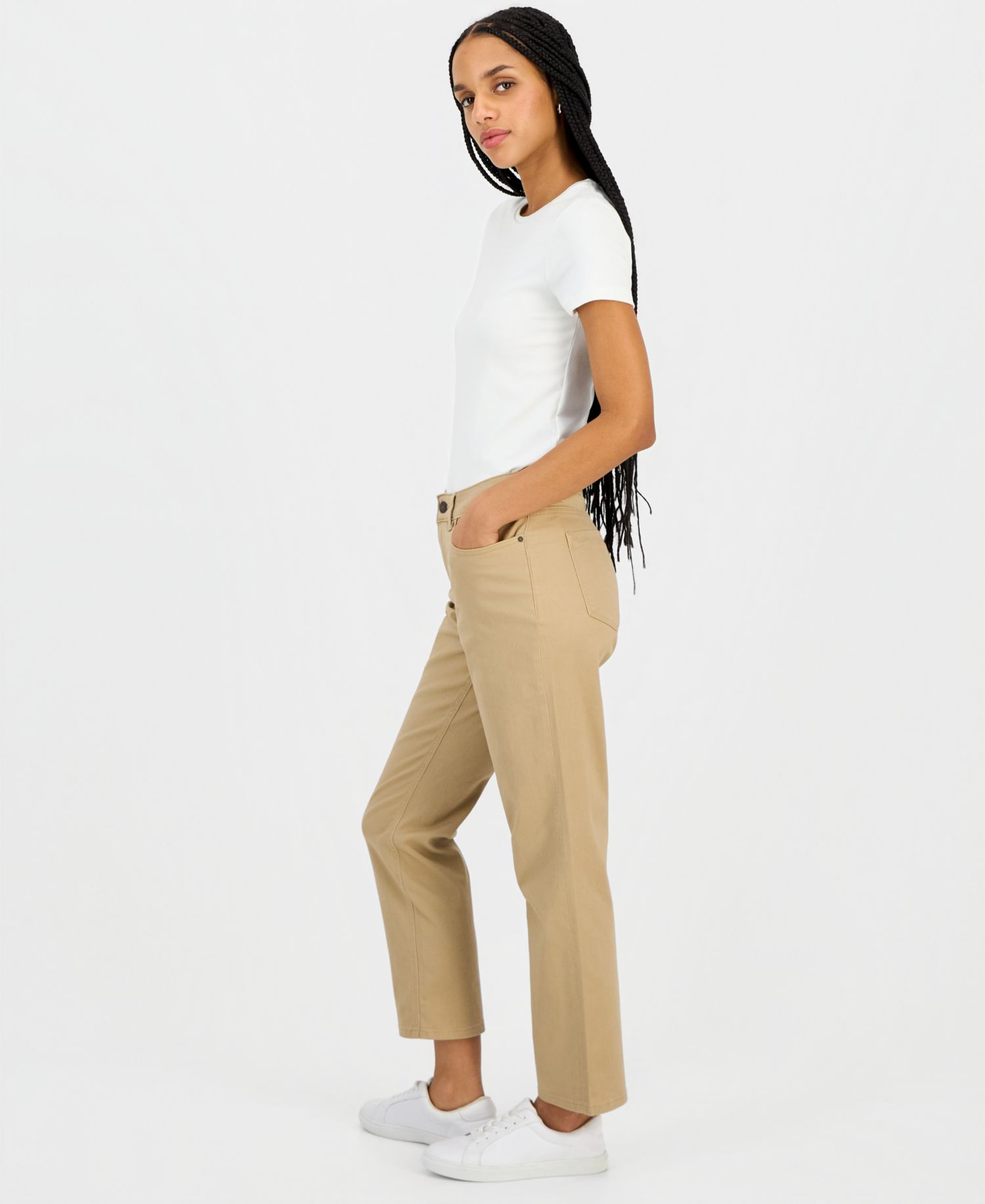 Women's Mid-Rise Bay Straight Jeans
