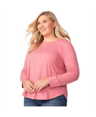 Women's Plus Size Cloud Knit All Day Crew Neck Top