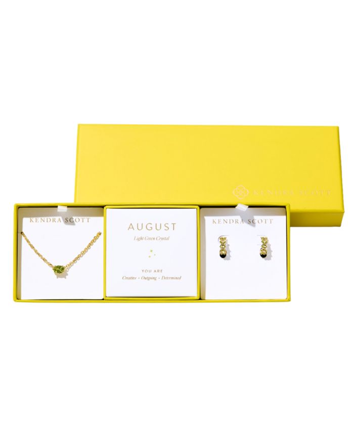 Kendra Scott 2-Piece Cubic Zirconia Cailin Pendant Necklace and Huggie