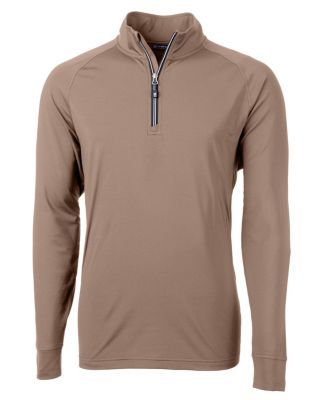 Men's Cutter and Buck Adapt Eco Knit Stretch Recycled Quarter Zip Pullover