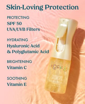 Golden Sunglaze Sheer Body Mist Sunscreen SPF 50