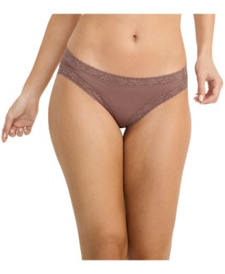 Jockey - Soft Stretch Lace Mid Rise Bikini Bottoms