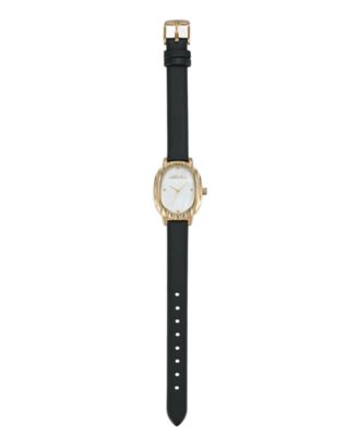 Timeless Texture Gold Plated Leather Watch, 70-110mm