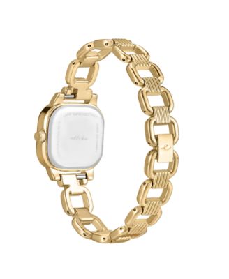 Classic Square Gold Plated Bracelet Watch, 70-110mm