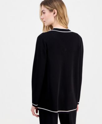 Anne Klein Women's Malibu Piped Cardigan 