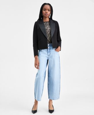 Women's Open Front Tuxedo Jacket, Macy's Exclusive