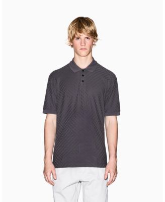 A|X Armani Exchange - Men's Mercerized Cotton Jacquard Logo Polo Shirt
