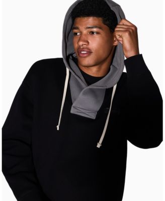 Men's Cozy Lab Color Block Pique Hoodie Sweatshirt