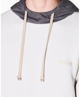 Men's Cozy Lab Color Block Pique Hoodie Sweatshirt