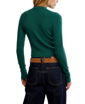 Juniors' Even After Mock Neck Pull-On Sweater