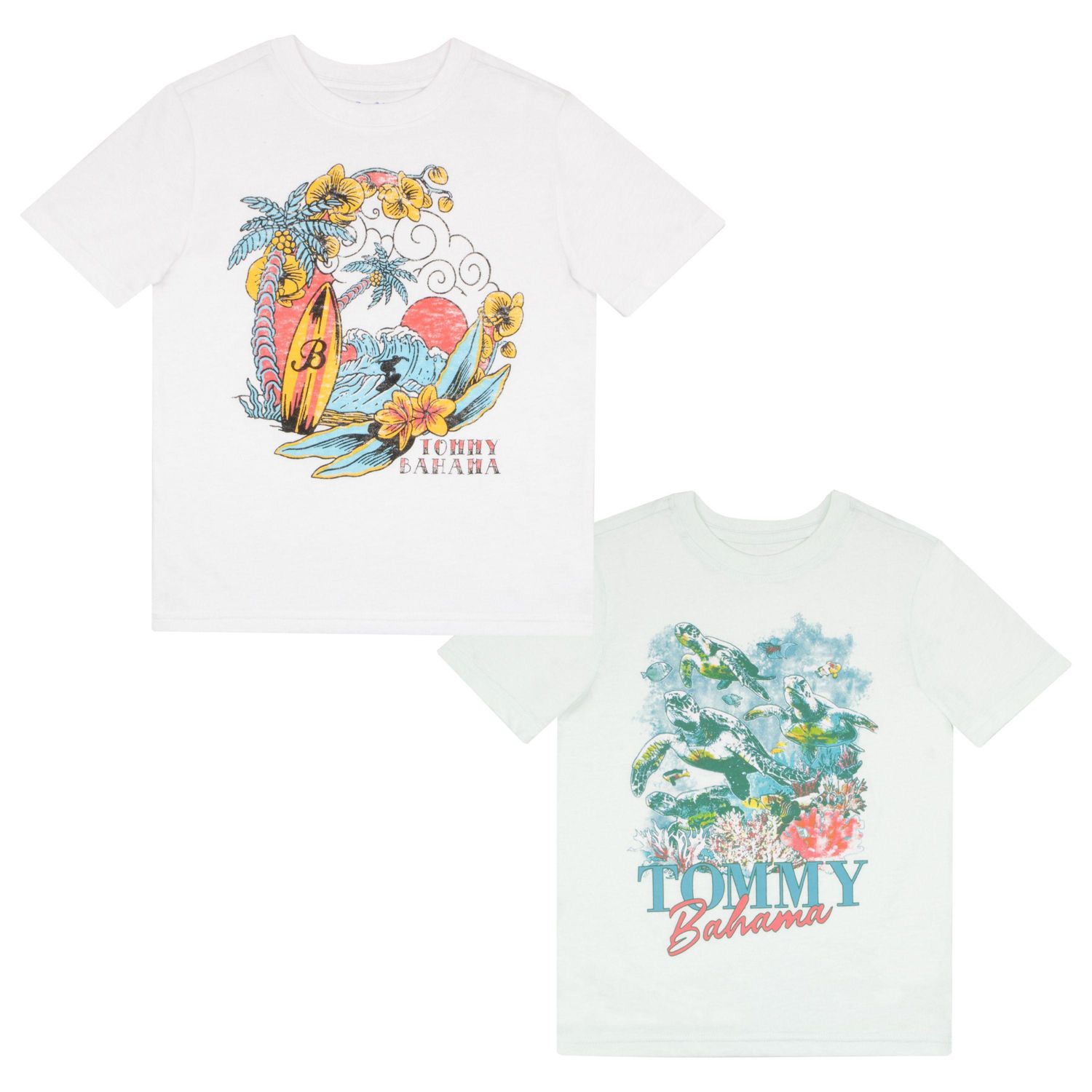 Boys 2 Piece Casual Crewneck T-Shirt Bundle Set