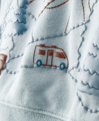 Baby Boys' Day Dream Mountain Print Sweatshirt and Pants, 2-Piece Set