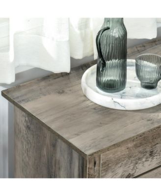 32&amp;#x22; Modern Farm Style Sideboard Storage Buffet Server Cabinet Organizer