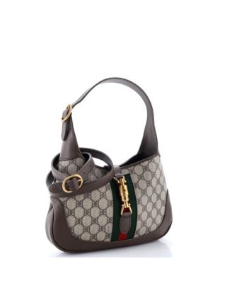 Small x Gucci The Hacker Project Jackie 1961 Hobo BB Coated Canvas
