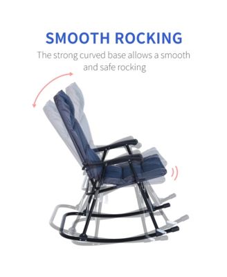2PC Folding Outdoor Furniture Set, 2 Rocking Chairs,