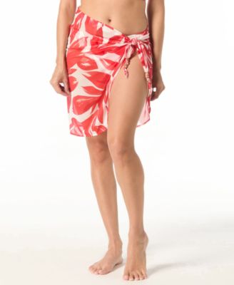 Women's Printed Short Wrap Pareo